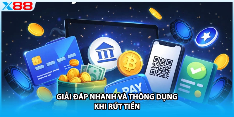 Giải đáp nhanh và thông dụng khi rút tiền