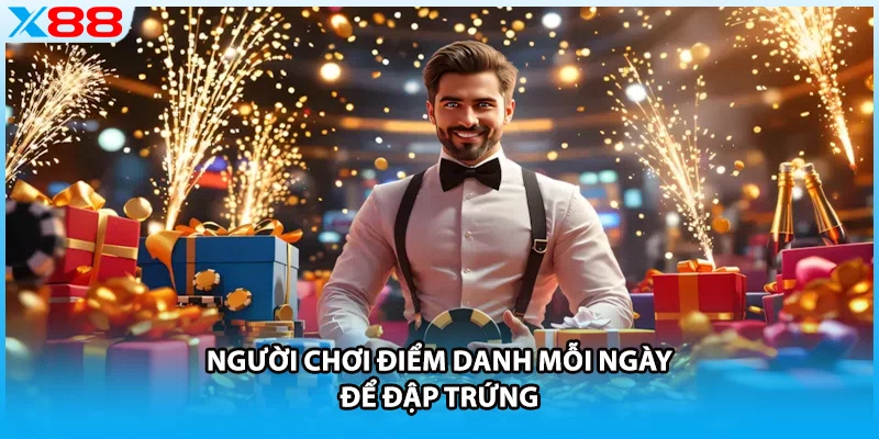 Người chơi điểm danh mỗi ngày để đập trứng